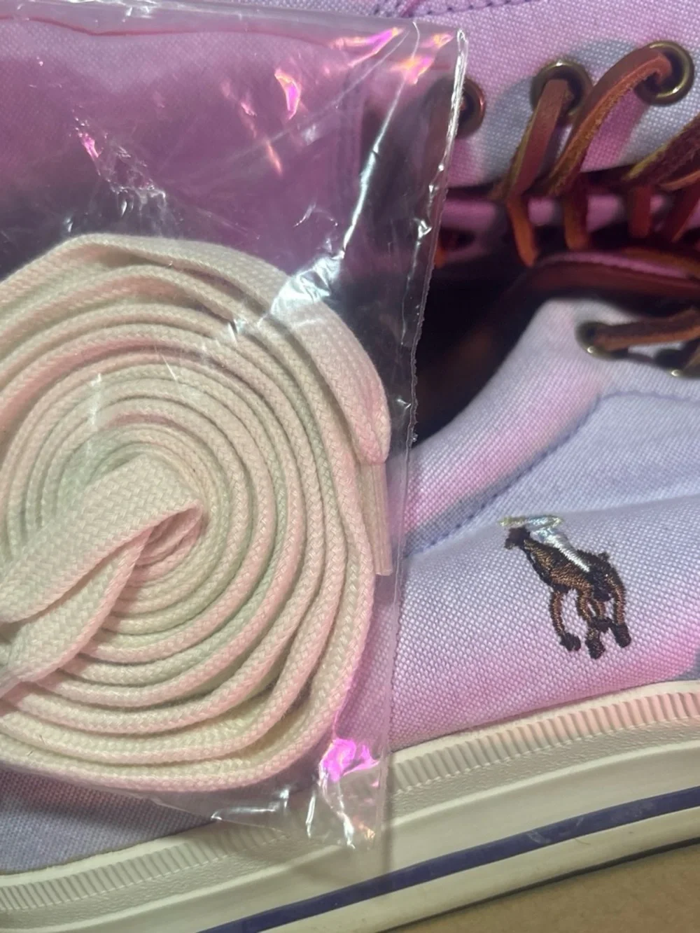 Polo Ralph Lauren lavender Canvas Sneakers